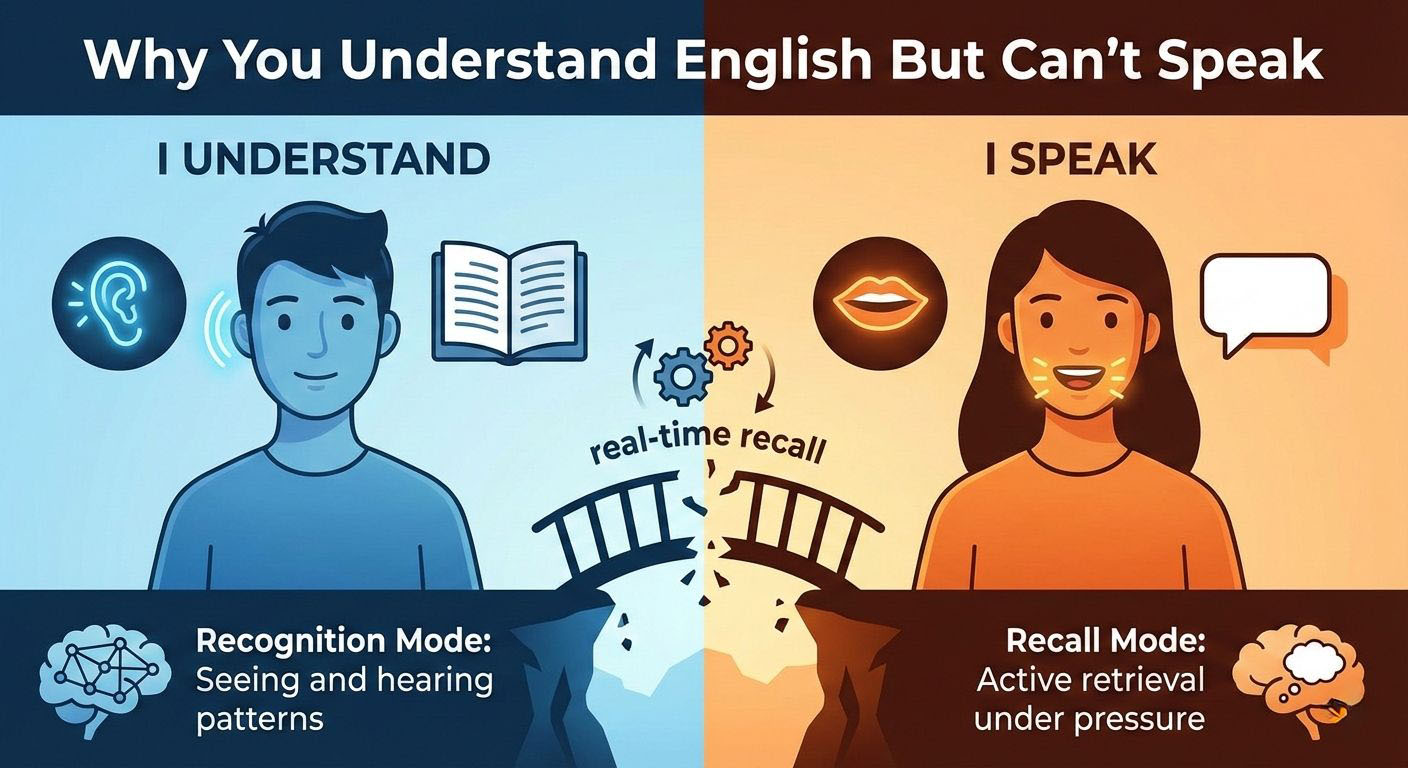 Why You Understand English But Can’t Speak (And How to Fix It)